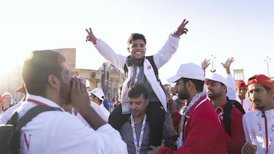 Special Olympics host town closing ceremony in Global Village. Reem Mohammed / The National