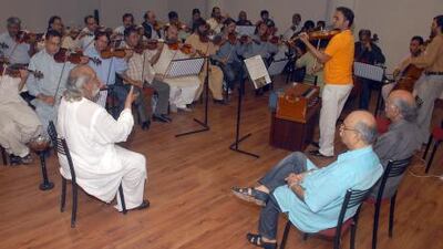 The 60-strong Sachal Studios Orchestra recorded Jazz Interpretations of Jazz Standards and Bossa Nova outside of Lahore as part of a project by a London-based millionaire.