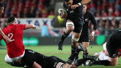 Jerome Kaino and New Zealand are looking to wrap up the series against the British & Irish Lions on Saturday. Mark Baker / AP Photo