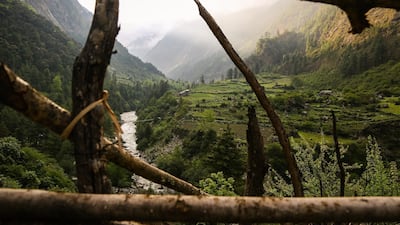 The view from a trail near Mt Manaslu, Nepal. Stuart Butler