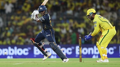 Sai Sudharsan scored 87 for Gujarat Titans who defeated Chennai Super Kings by eight wickets in the IPL 2026 clash at MA Chidambaram Stadium. Reuters