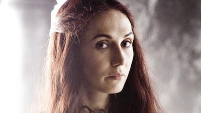 Carice Van Houten as Melisandre, the Red Woman, in Game of Thrones. Courtesy HBO