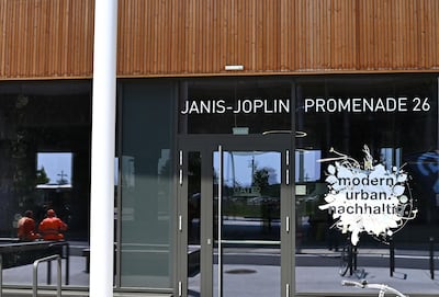 A street named after a musician Janis Joplin. AFP