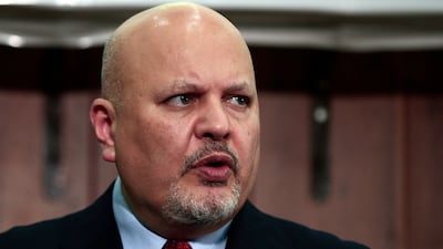 International Criminal Court chief prosecutor Karim Khan. AFP