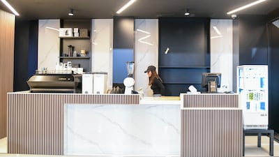 The juice bar at Head Arena