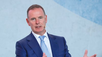 Tony Douglas, group chief executive of Etihad Aviation Group, said the airline’s bookings for the winter season are improving after Abu Dhabi eased travel restrictions for vaccinated people. Photo: Victor Besa / The National
