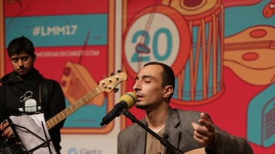 Umer Khan (Duck), Poor Rich Boy’s vocalist. Courtesy Ali Chaudhry.