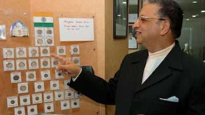 Ram Tolani has collected 250,000 coins, but he cannot remember the first coin he bought two years ago.
