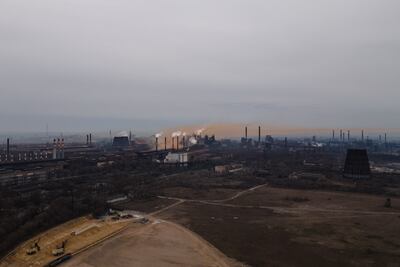 Ukraine wants its metallurgical industry to benefit from recovering Black Sea trade as well as grain exports. Getty Images