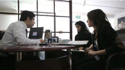 A group of students from the Rawafed Private School. Lee Hoagland / The National