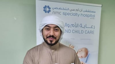 New Year baby at NMC Specialty Hospital Al Ain. Photo: NMC Specialty Hospital Al Ain