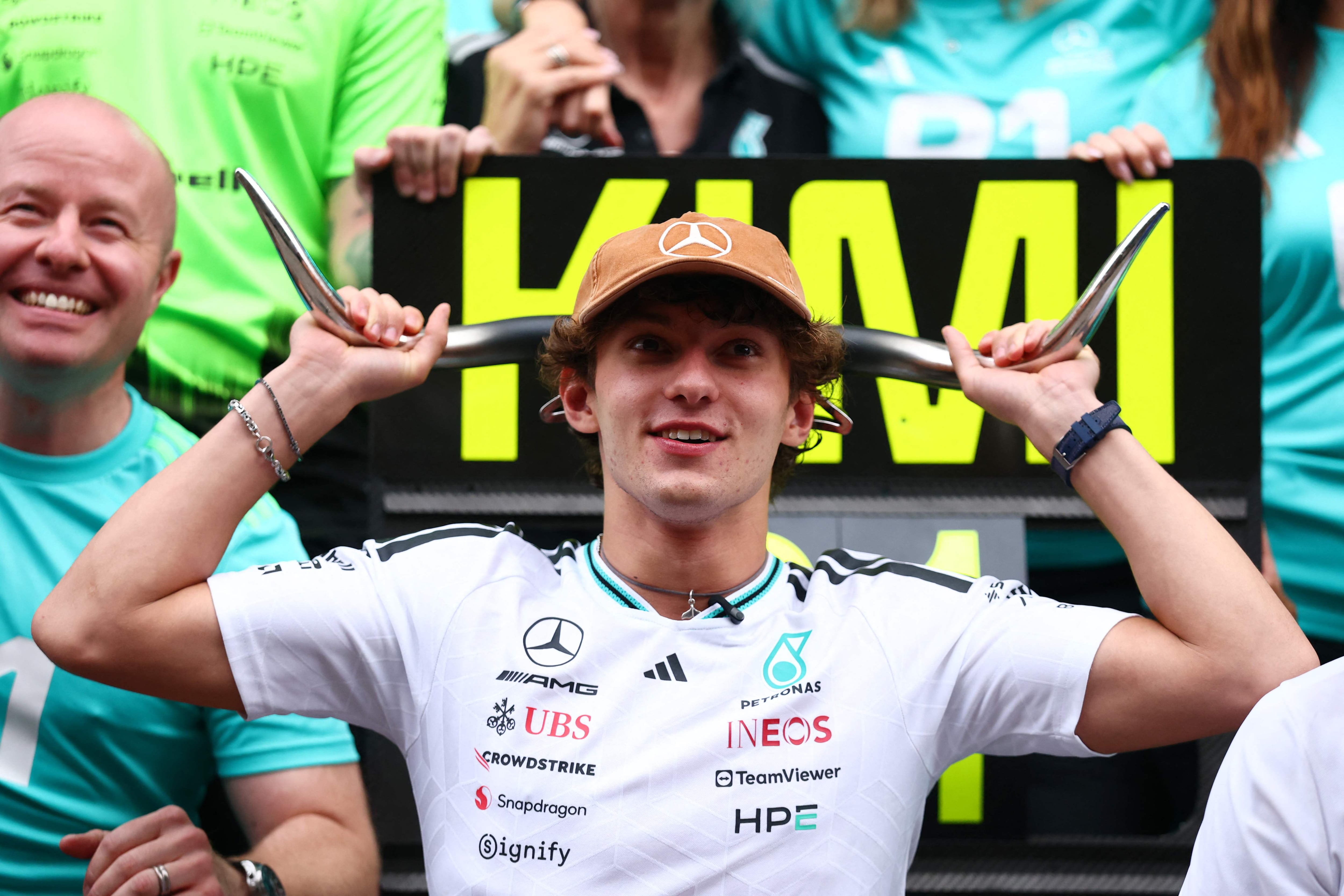 Kimi Antonelli wins US Grand Prix to move within touching distance of F1 title