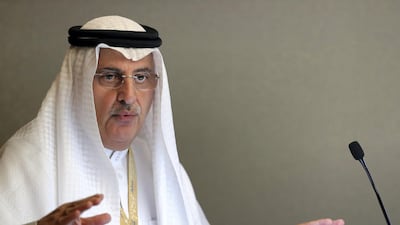 Abdulwahab Al Sadoun, secretary general of the GPCA, at the Gulf Petrochemicals and Chemicals Forum. Chris Whiteoak / The National