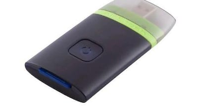 The Wearable AirStash USB flash drive.
