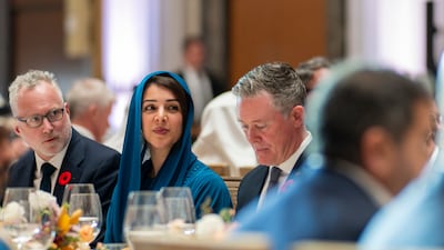 Ms Al Hashimy at the banquet