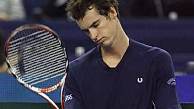 A tired and dejected Andrew Murray couldn't end his brilliant season with a final appearance in the Masters Cup in Shanghai.