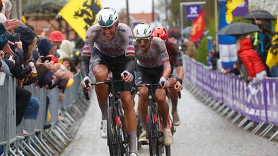 Nils Politt finished third for UAE Team Emirates at the Tour of Flanders. Luca Bettini / SprintCyclingAgency
