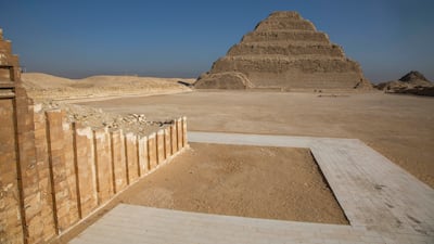 The famed Step Pyramid is situated near the southern cemetery of King Djoser. AP Photo