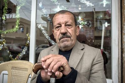 Sami Gergis Azo, 60, a resident of Qaraqosh, says he hopes Christmas 2017 will be one peace and love in the Iraqi town held by ISIL for three years. Campbell MacDiarmid / December 20, 2017