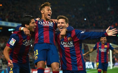 Neymar combined brilliantly with Luis Suarez and Lionel Messi at Barcelona. Siu Wu / AP Photo