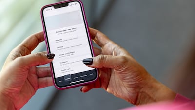 Bank customers are increasingly relying on tech-powered services, which in turn compels lenders to stay ahead of the curve. Antonie Robertson / The National