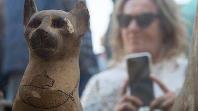 The Saqqara plateau hosted at least 11 pyramids. EPA
