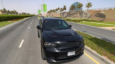 The Dodge Durango SRT in Abu Dhabi. Chris Whiteoak / The National