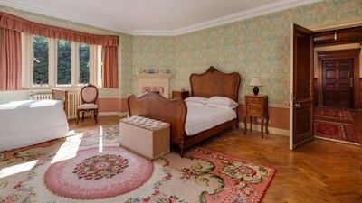 On the first floor, a galleried landing leads to the master bedroom, with a walk-through dressing room, Courtesy Cheffins