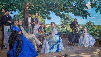 'Family Reunion' (1867-1841), oil on canvas by Frederic Bazille. Victor Besa / The National