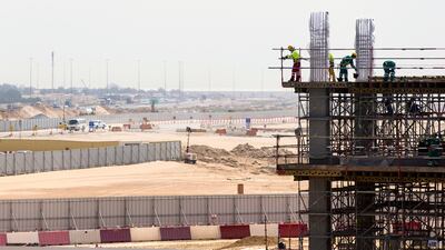 Mock up Compound site at Expo 2020 Dubai. Investments for Expo 2020 are needed to help nudge growth, according to IMF mission chief to the UAE. Reem Mohammed / The National