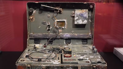 'Flash transmission' radio equipment used by Soviet spies Peter and Helen Kroger