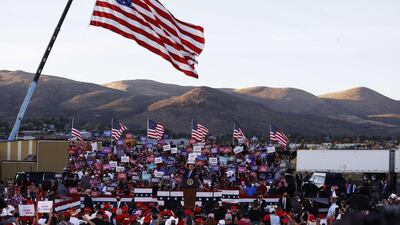 With 16 days to go before the November election, President Trump is back on the campaign trail with multiple daily events as he continues to campaign against Democratic presidential nominee Joe Biden. AFP