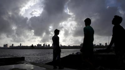 Clouds in Mumbai before monsoon season. AP