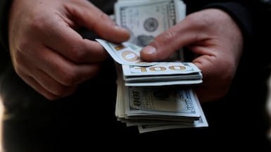 The US dollar fell by about 9 per cent against a basket of currencies last year, its worst performance since 2017. Reuters