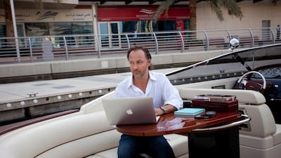 Gregor Stinner, the chief executive of Art Marine, was asked by The Abraaj Group in May this year to become a senior adviser to the company for six weeks. Clint McLean for The National