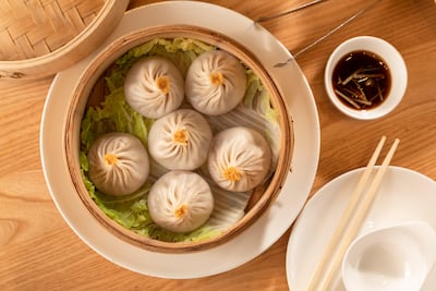 Steamed soup dumplings at Joe’s on East 48th Street provide the final savoury stop of the afternoon. Photo: Joe's Home of Soup Dumplings