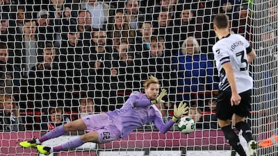 LIVERPOOL RATINGS: Caoimhin Kelleher - 9. The Irishman had little to do during the 90 minutes but came up trumps in the shootout. He made three saves to ensure Liverpool advanced to the next round. Getty Images