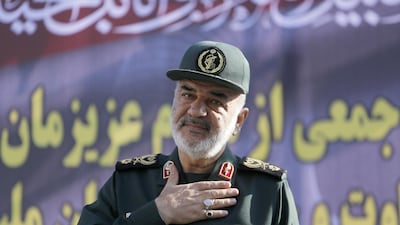 Major General Hossein Salami, the leader of Iran's Revolutionary Guard Corps, is known for his fiery rhetoric. AFP