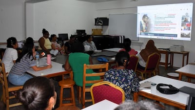 Dubai's Digital School project is collaborating with education authorities to train 100 teachers at 11 schools in the Seychelles. Photo: Wam