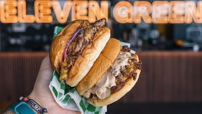 Eleven Green, where burgers do not disappoint. Photo: Eleven Green