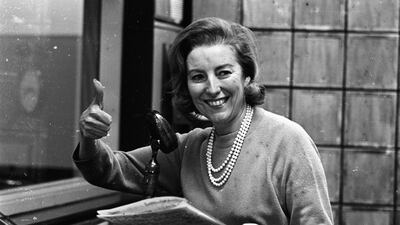 British singer Vera Lynn rehearses her new radio show on December 31, 1965. Getty Images
