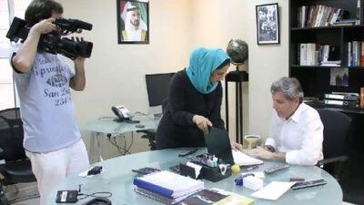 Butheina Hamed Kazim is one of the filmmakers who is being sent to Berlin with the ADFC.