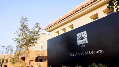Show homes in the Street of Dreams at the Emaar Misr Uptown Cairo development. Stephen Lock / The National
