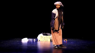 Baindu Kalokoh in Platform Tales 2. Credit PhotoAcaciaLtd