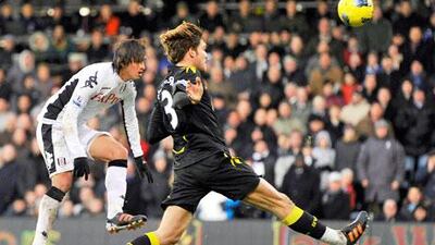 Fullham paid £10.6 million forBryan Ruiz in the transfer window and the striker did not disappoint at Craven Cottage on Saturday.