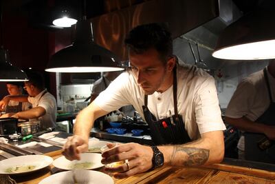 Chef Wesley at The Shortmarket Club, Cape Town. John Brunton