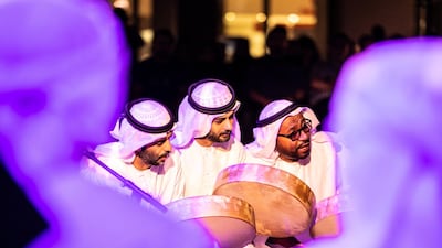 Emirati Al Malid's devotional chanting highlights the importance of melody and poetry in Islamic culture. Courtesy NYUAD