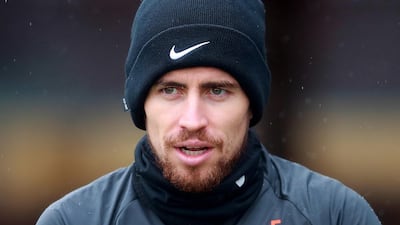 Chelsea's Jorginho during training. PA