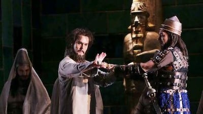 A scene from Verdi's Nabucco at the Sydney Opera House. Patrick Riviere / Getty Images