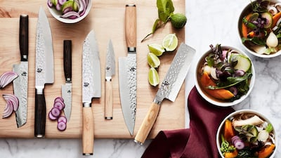 Williams Sonoma stocks knives from the Thomas Keller Signature Collection.